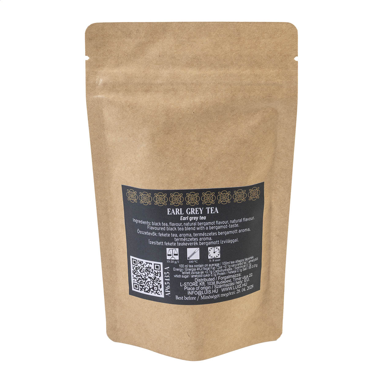 Chabag sypaný čaj, 40g - earl grey přírodní