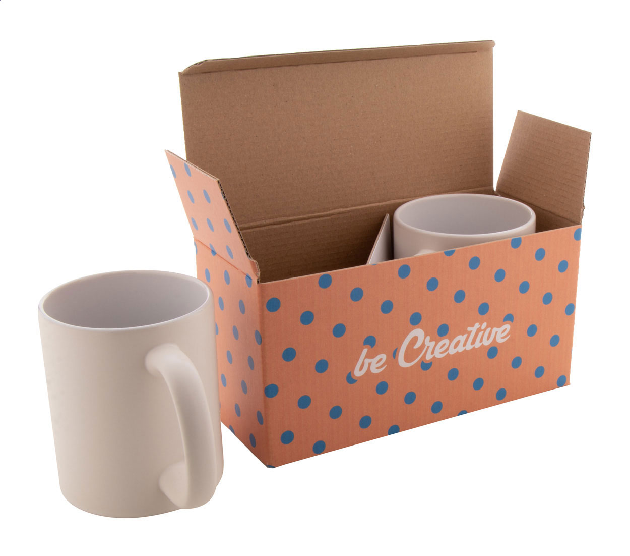 CreaBox Mug Double - Boîte pour deux mugs sur mesure