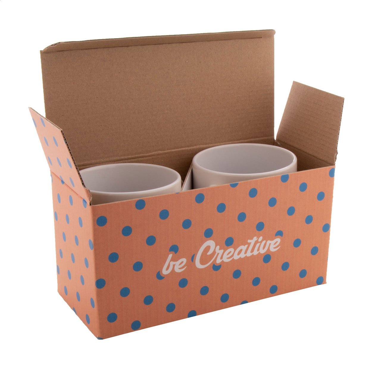 CreaBox Mug Double - Boîte pour deux mugs sur mesure