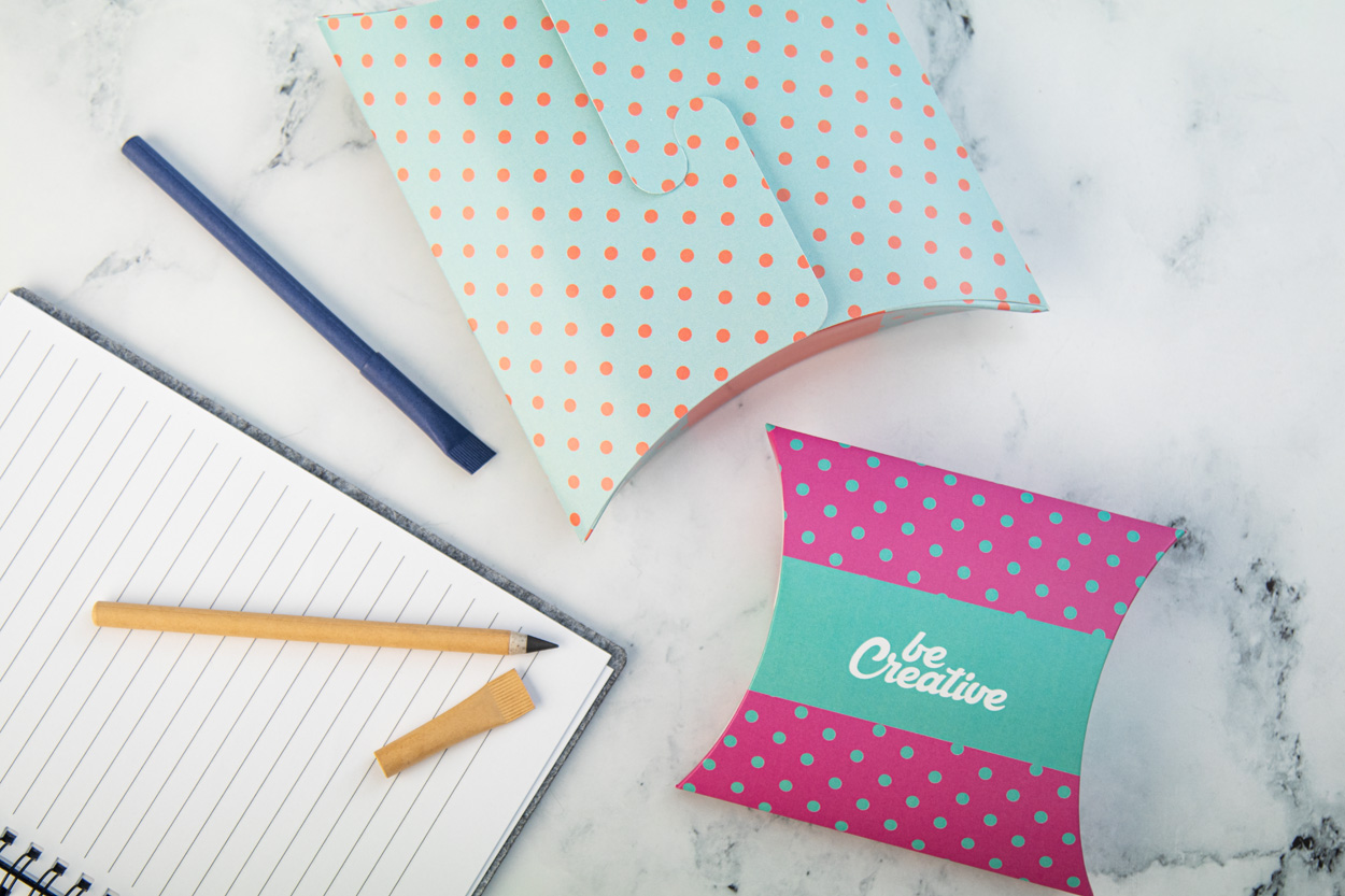 CreaBox Pillow Lock M - Boîte en forme de coussin