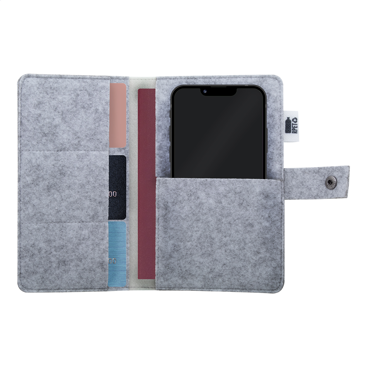 CreaFelt Journey - porte-documents de voyage RPET personnalisable