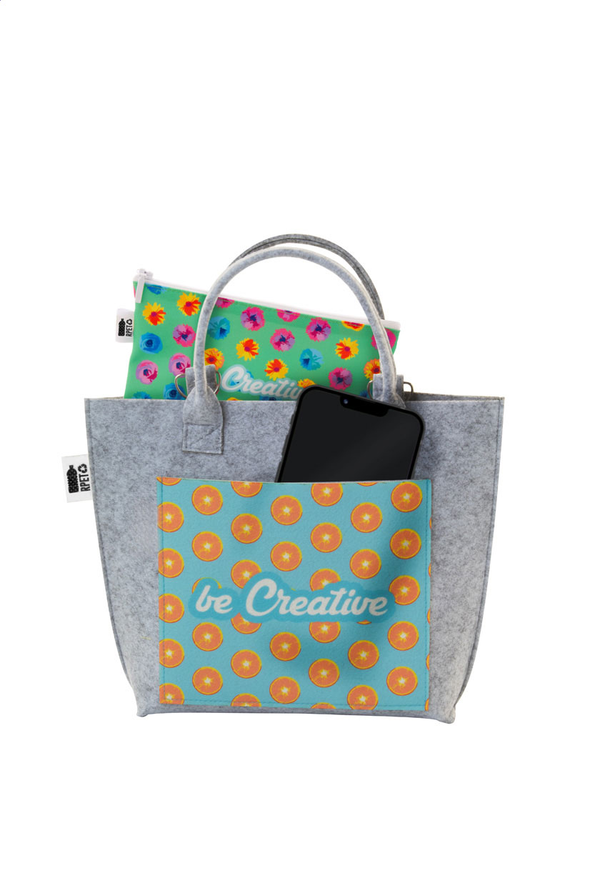 CreaFelt Cross - sac à bandoulière RPET personnalisable