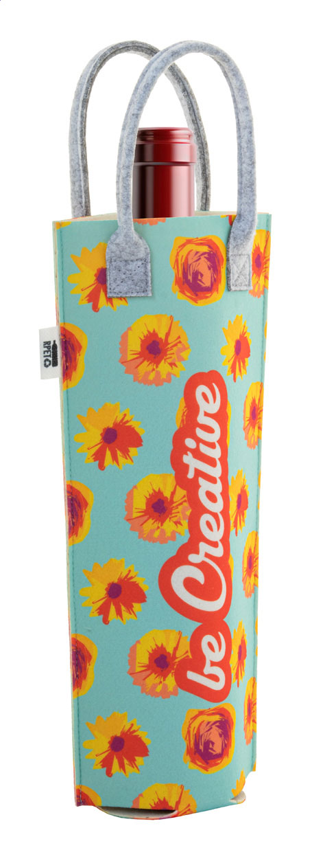 CreaFelt Vino - sac à vin RPET personnalisable