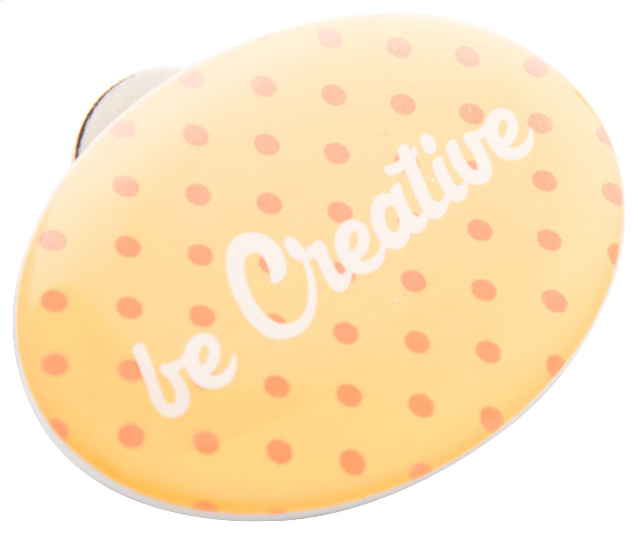 DomeBadge magnetický odznak bílá
