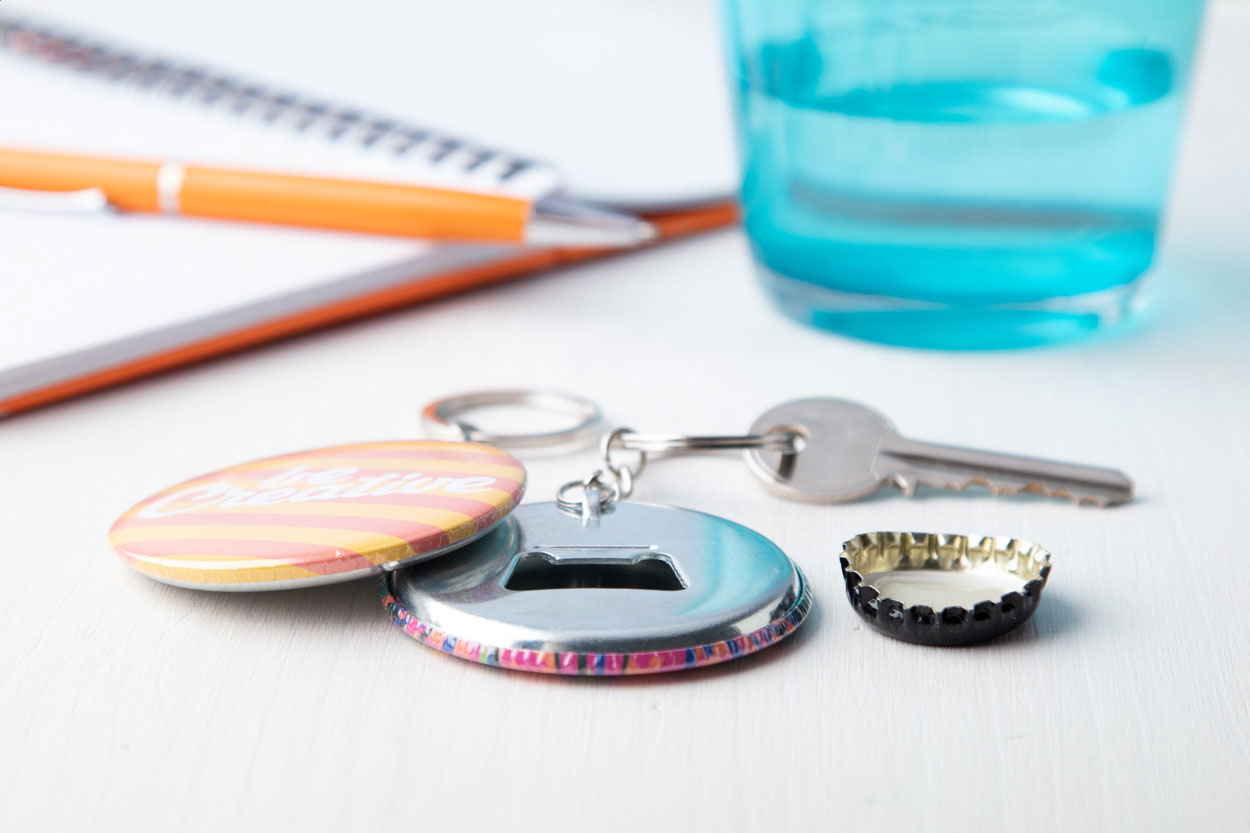 KeyBadge Bottle - porte-clés badge