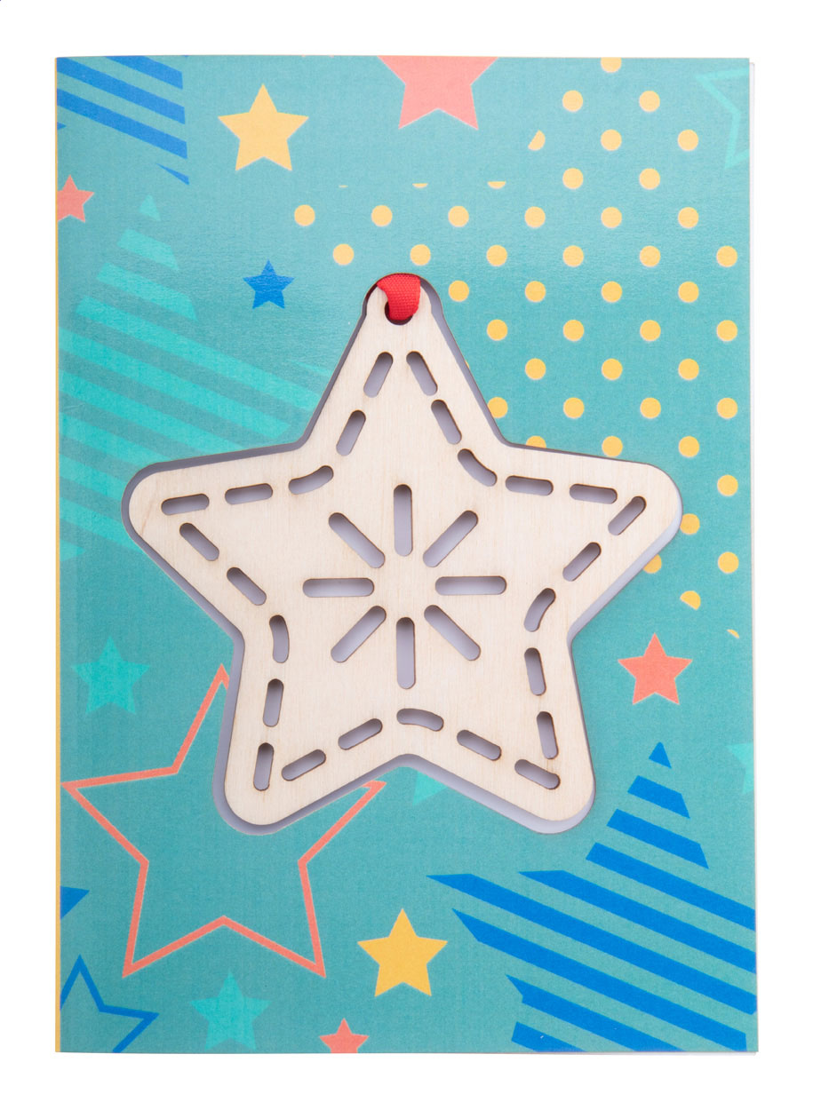 TreeCard - Carte de Noël, étoile