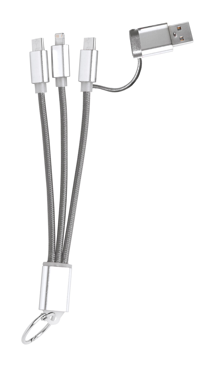 Promo Frecles keyring USB charger cable