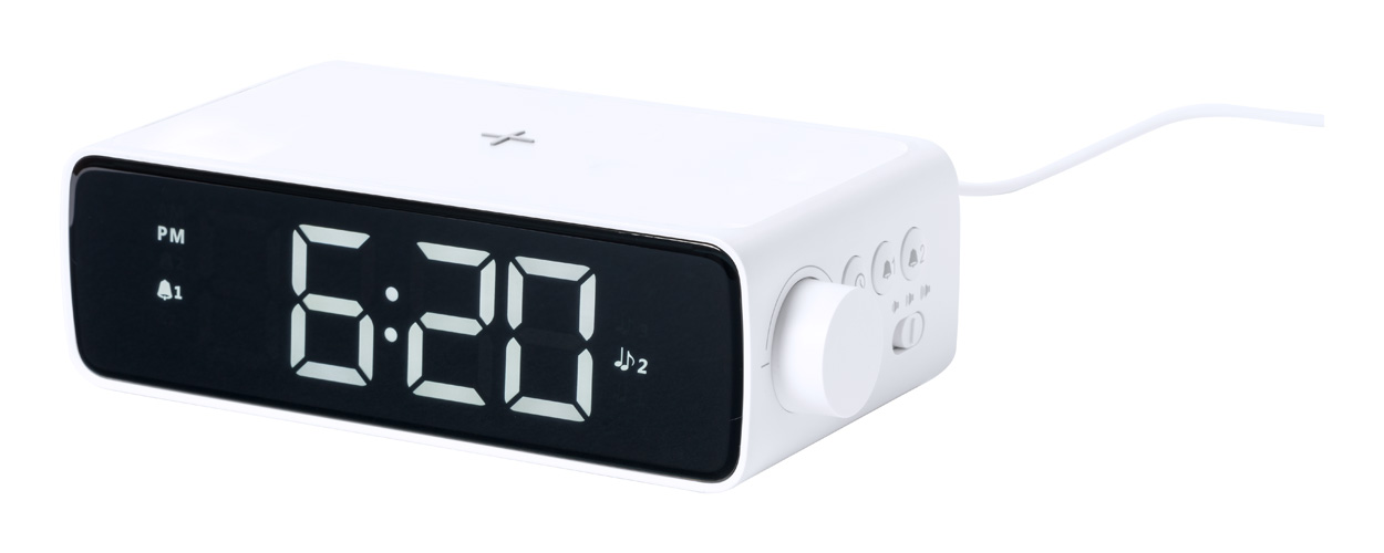 Promo Fabirt alarm clock wireless charger