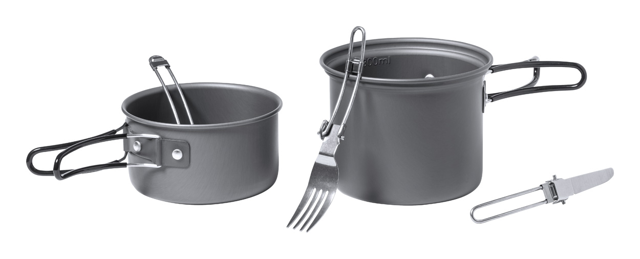 Promo  Sondic camping cutlery and pot set
