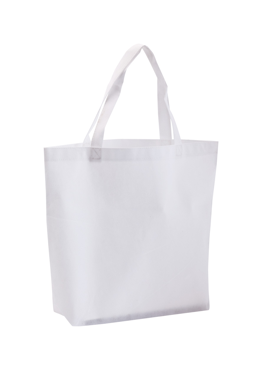 Shopper torba, bijele boje s logom 