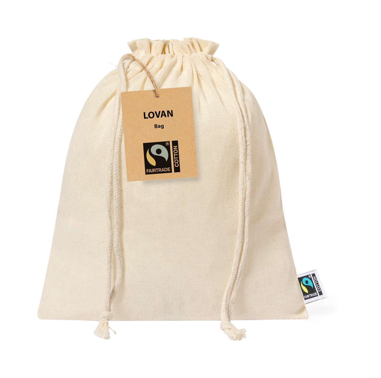 Lovan Fairtrade produce bag s logom 