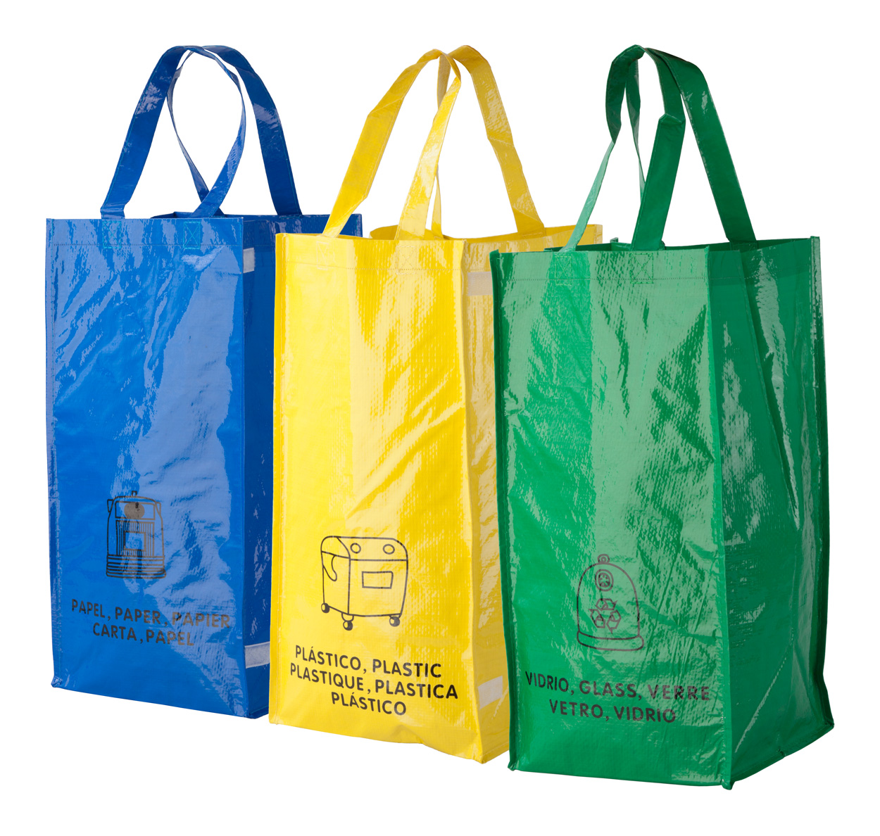 Promo  Lopack torbe od netkanog materijala za reciklirani otpad, 3 komada,