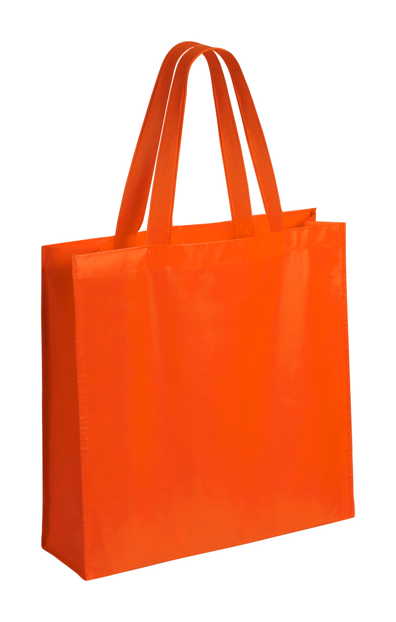 Natia, torba za kupovinu od netkanog materijala, bijele boje s logom 