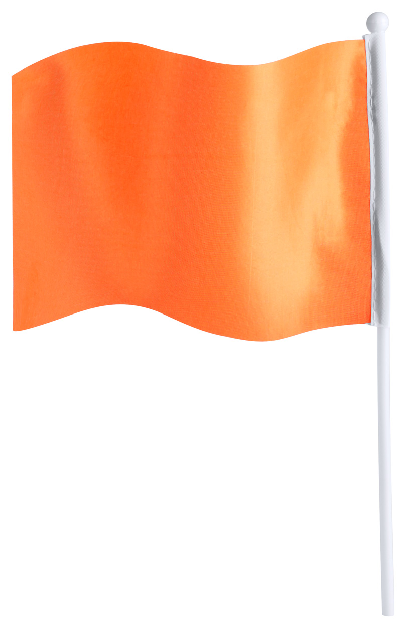 Promo  Rolof, zastavica na plastičnom štapu, bijele boje