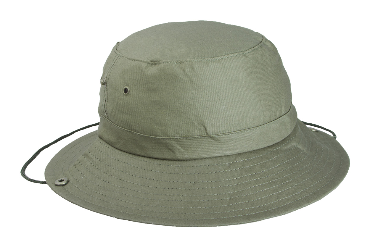 Safari šešir, zelene boje s tiskom 