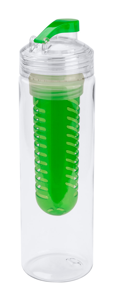 Kelit, prozirna sportska boca, žute boje s tiskom 