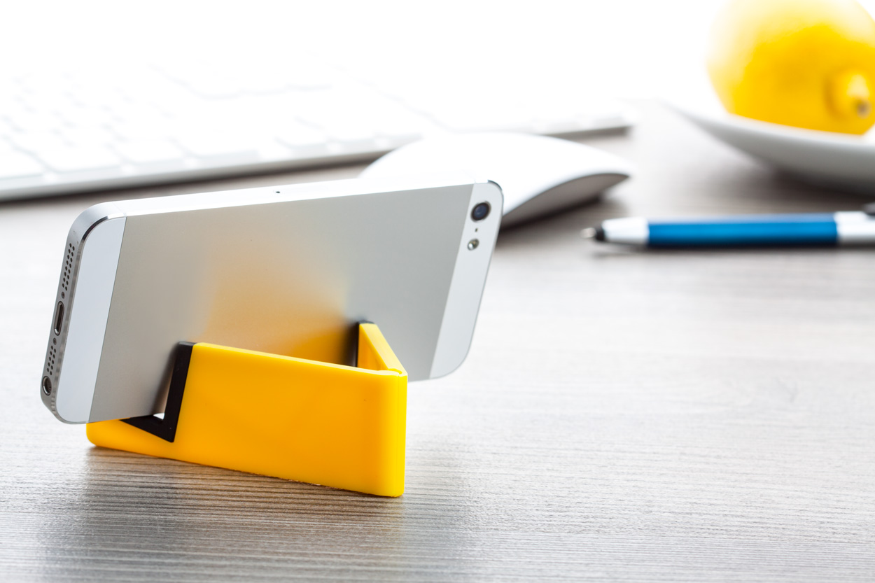 Promo  Laxo sklopivi držač mobilnog telefona i tableta, žute boje