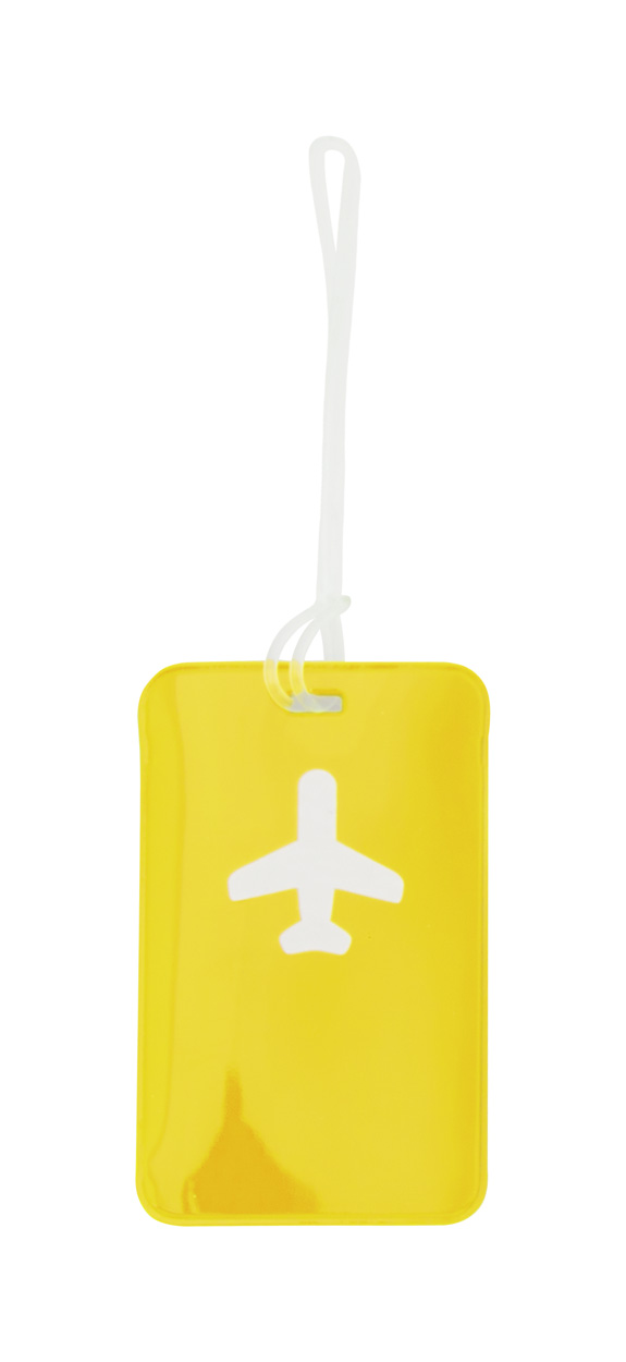 Promo  Raner natpis za prtljagu, žute boje