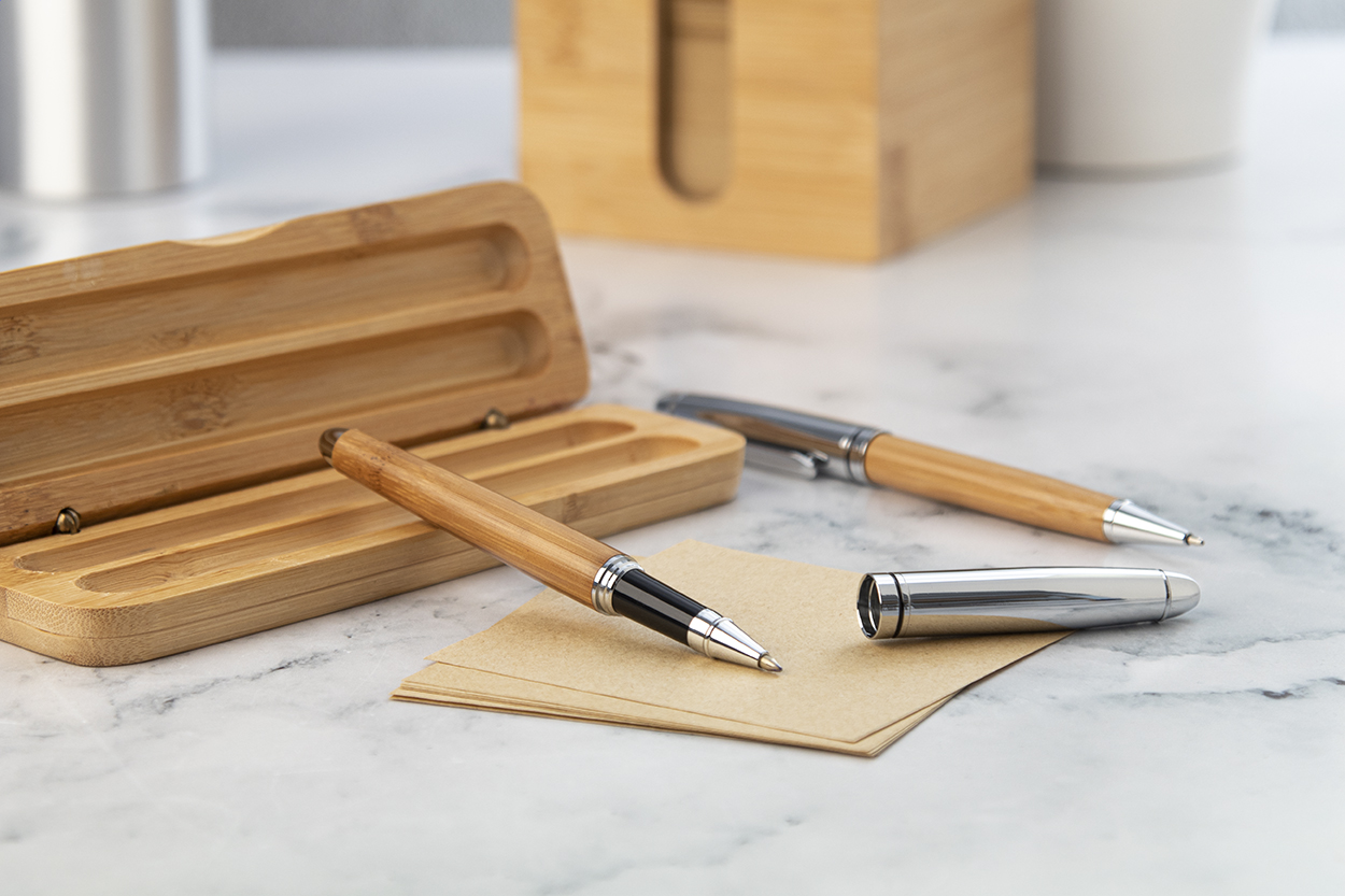 Chimon - parure stylos en bambou