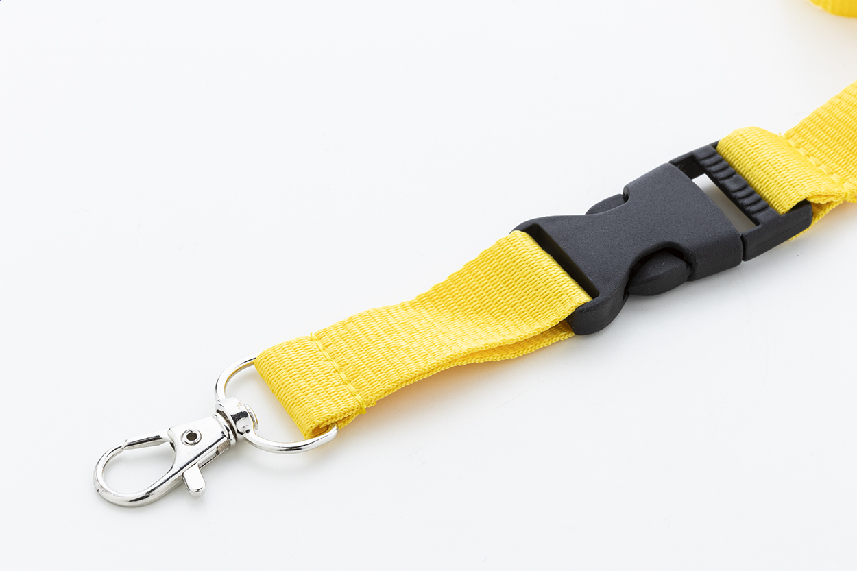 Revent Plus RPET lanyard žlutá