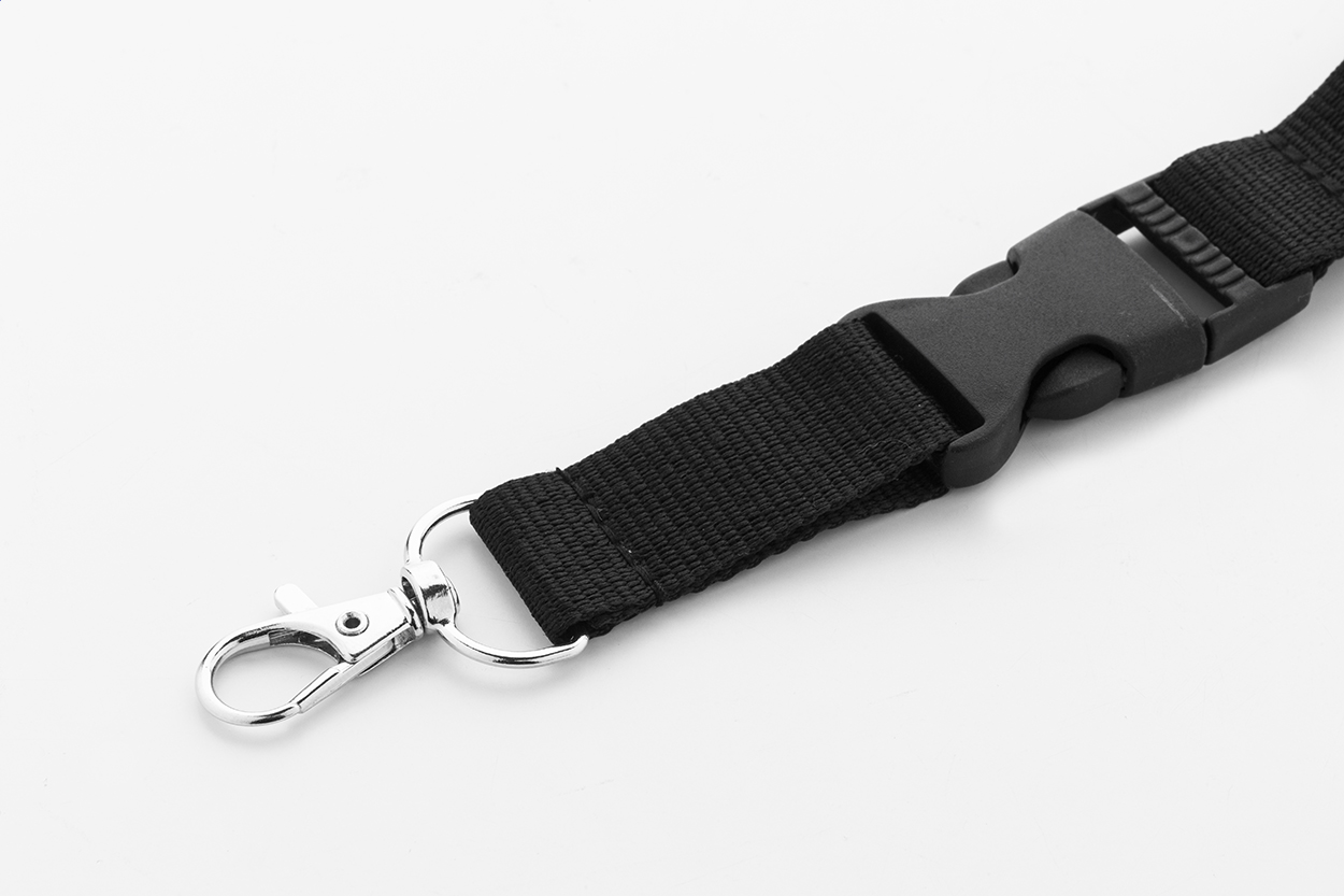 Revent Plus RPET lanyard černá