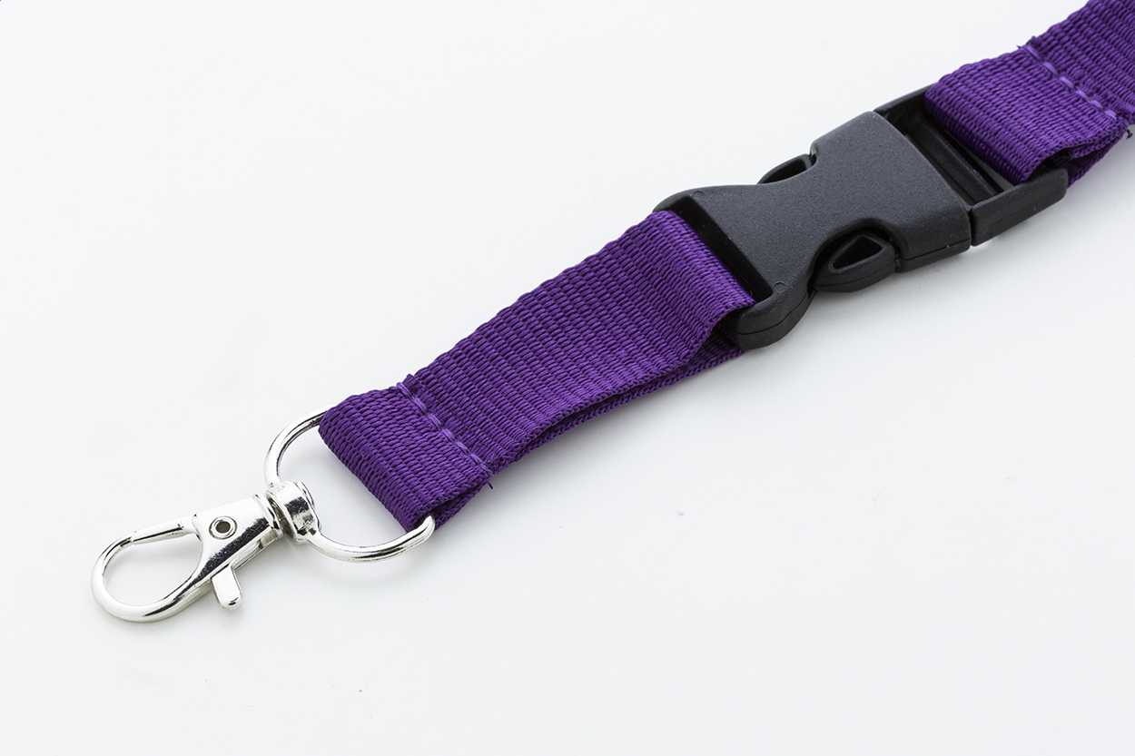 Revent Plus RPET lanyard fialová