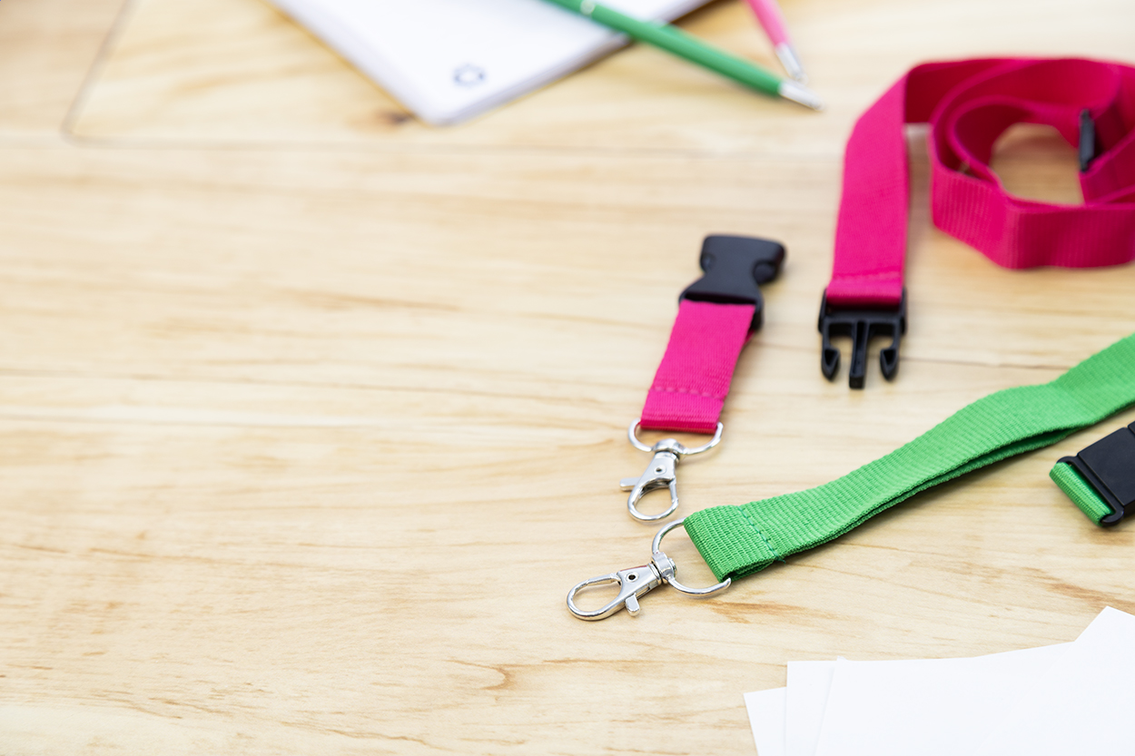 Revent Plus RPET lanyard růžová