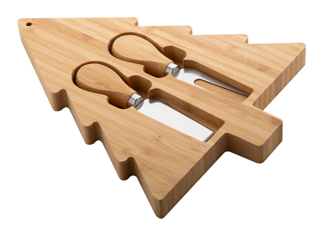 Jarlsberg - set Noël de couteaux à fromage