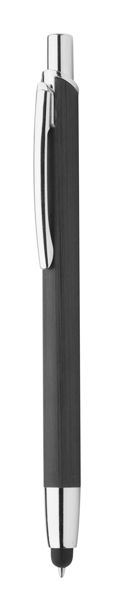 Promo  Ledger, kemijska olovka od aluminija s olovkom za zaslon, crne boje