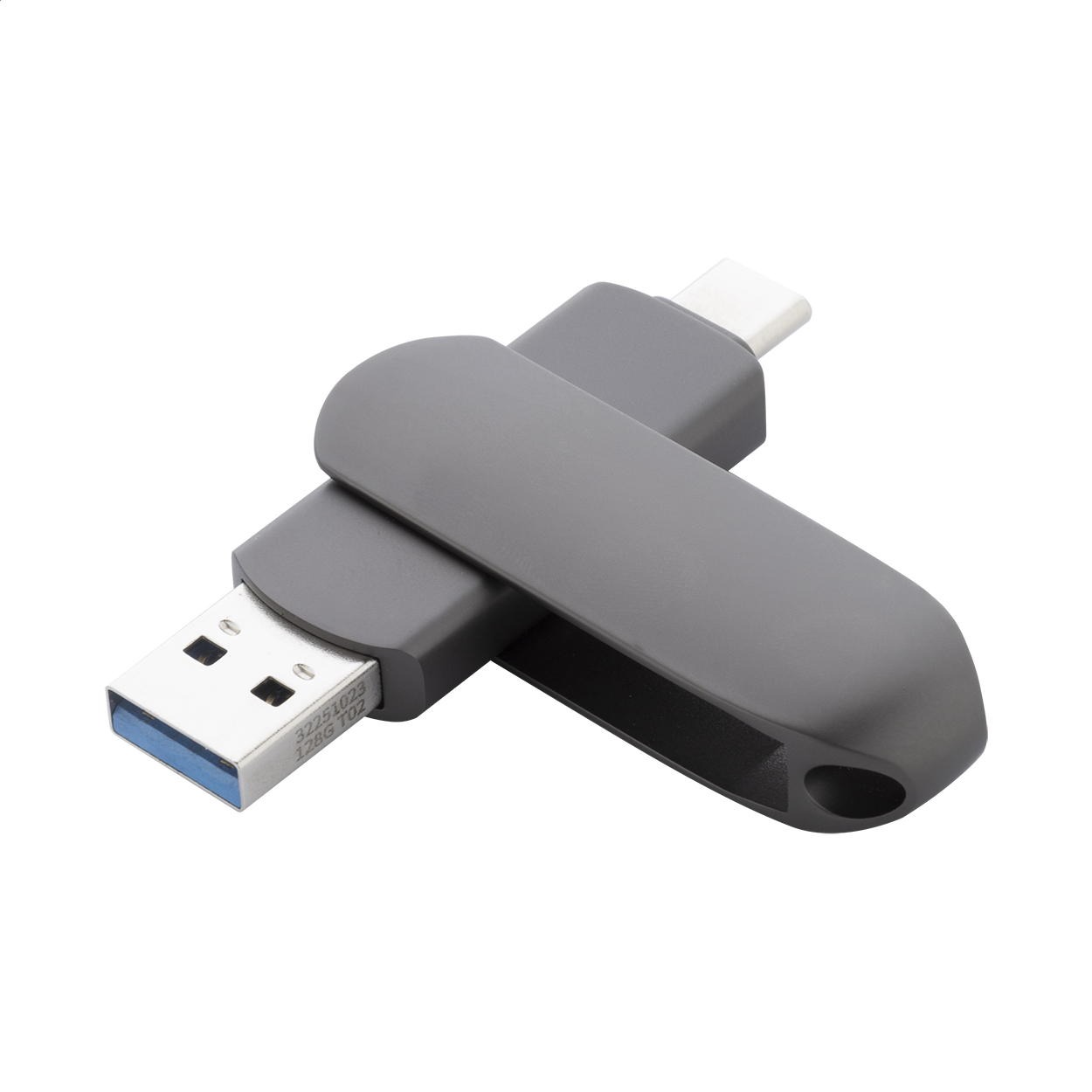 Gigax OTG USB flash disk tmavě šedá