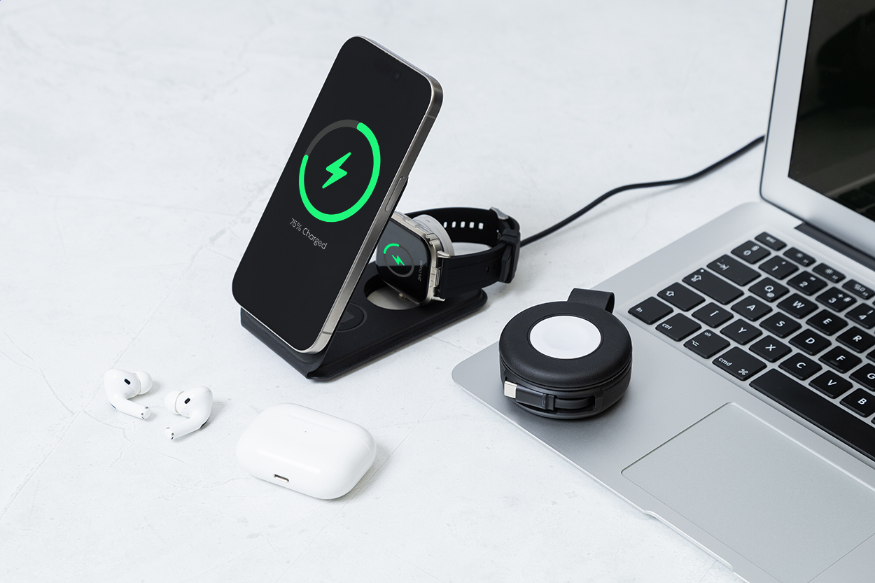 LuxCharge Stand - Porte-mobile RPU avec chargeur sans fil
