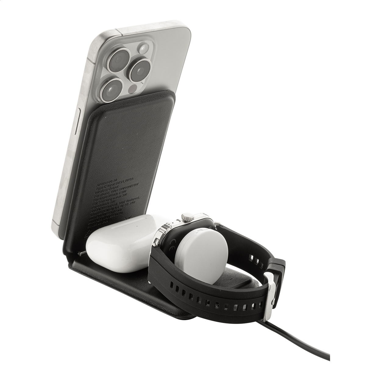 LuxCharge Stand - Porte-mobile RPU avec chargeur sans fil
