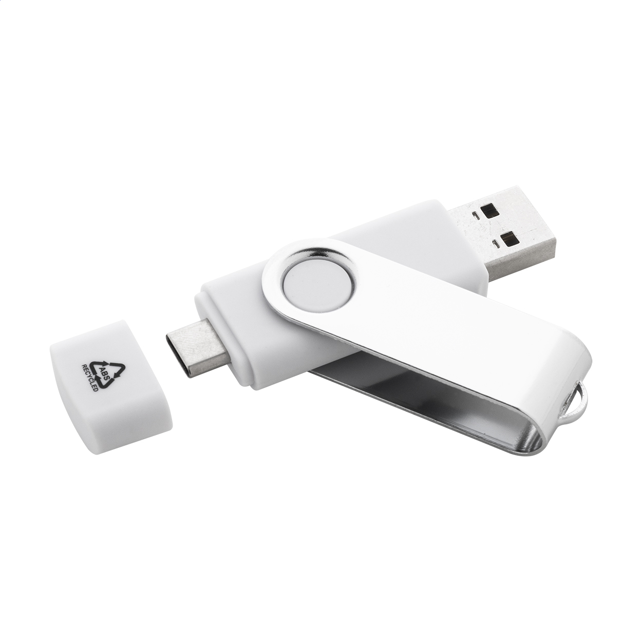 TwistDrive Plus USB flash disk RABS OTG bílá