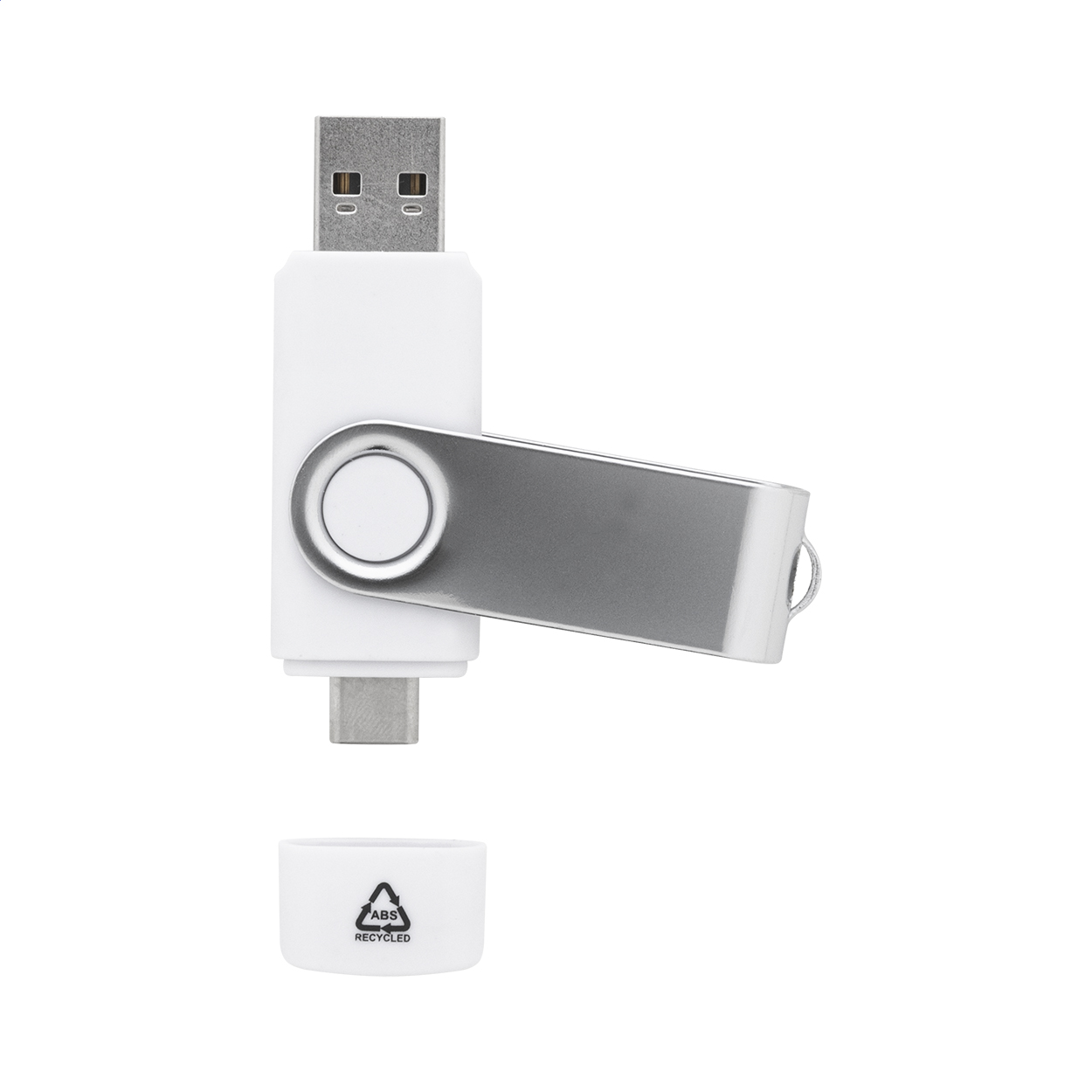 TwistDrive Plus USB flash disk RABS OTG bílá