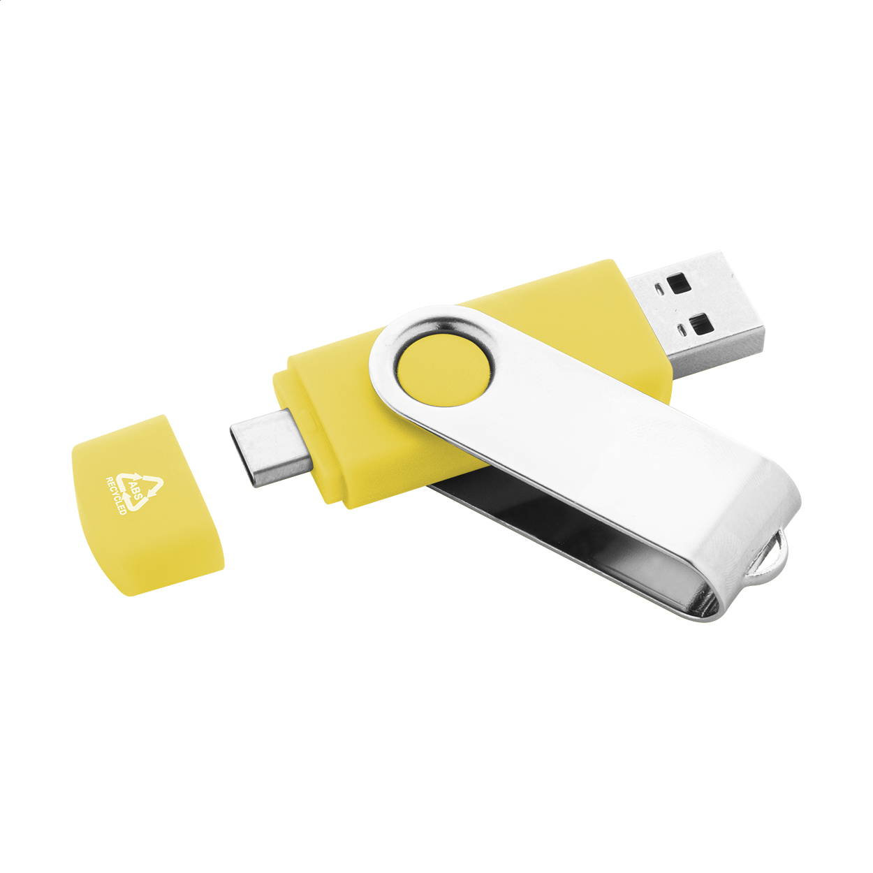 TwistDrive Plus USB flash disk RABS OTG žlutá