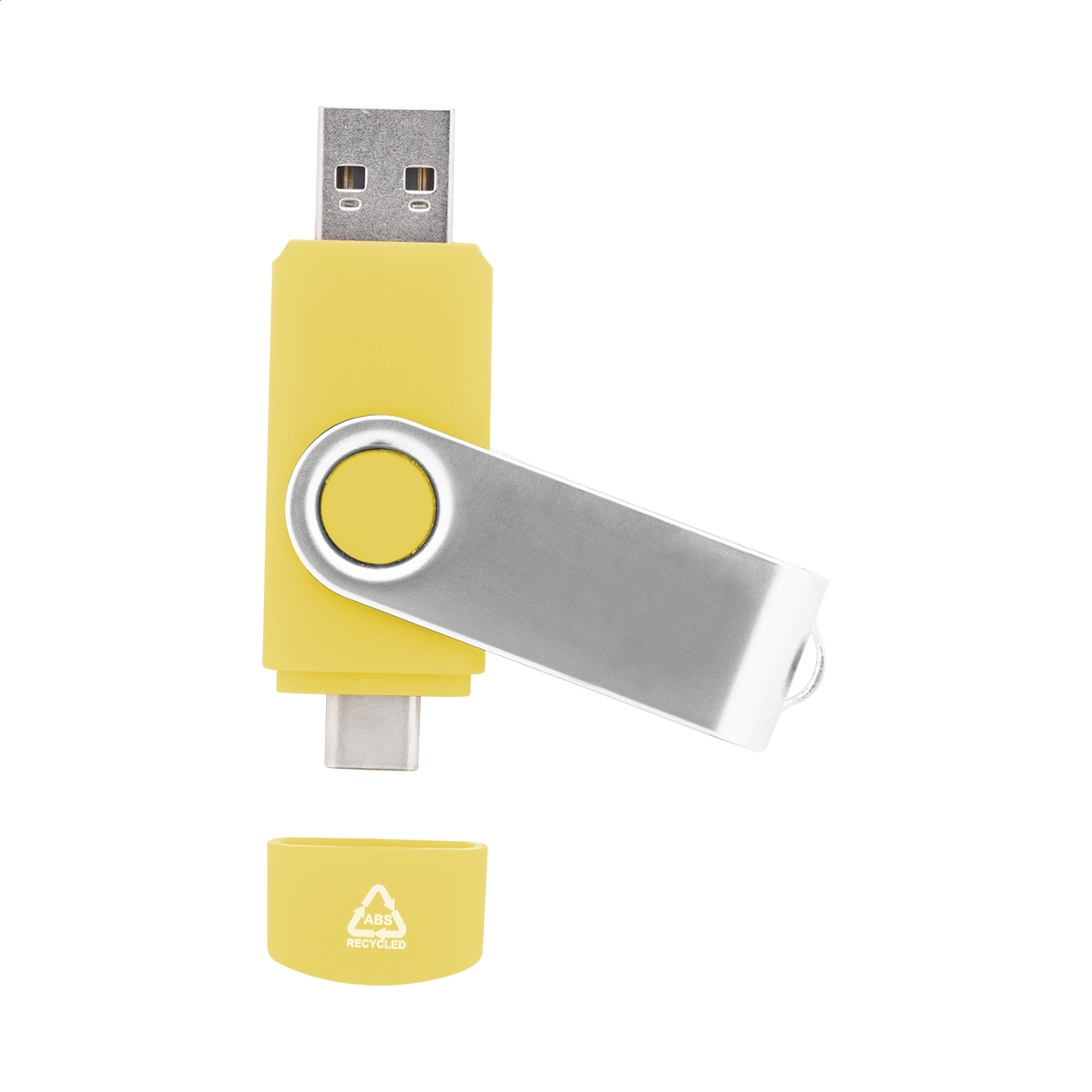 TwistDrive Plus USB flash disk RABS OTG žlutá