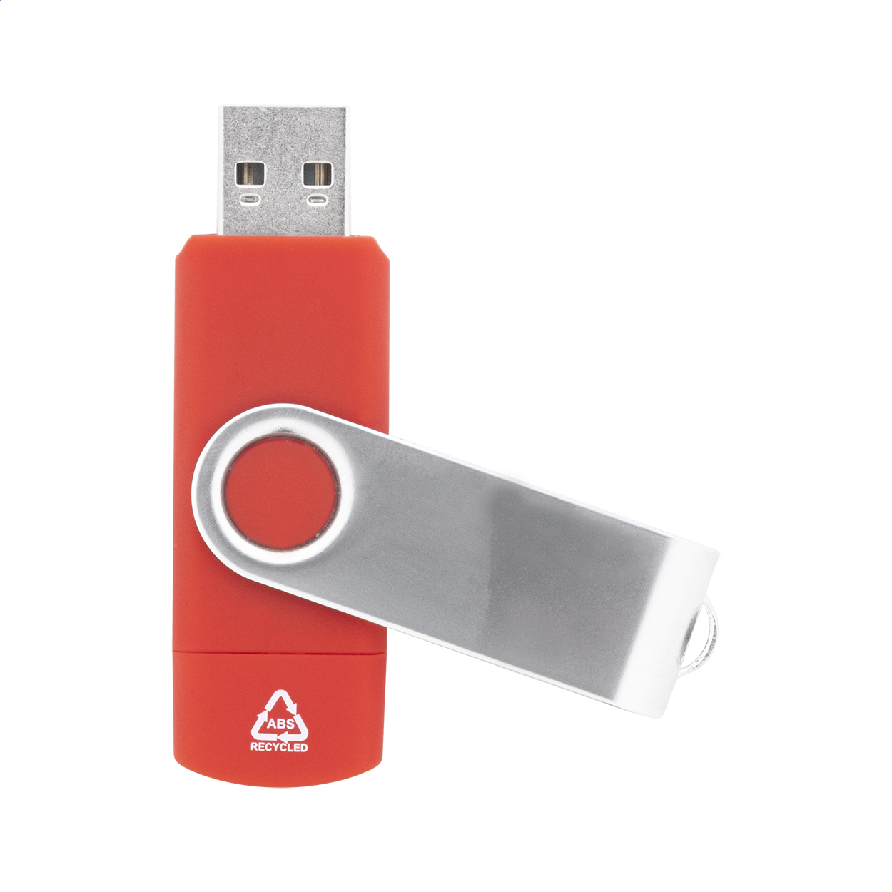 TwistDrive Plus USB flash disk RABS OTG červená
